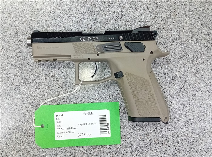 CZ P-07 .22lr Used