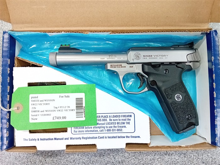 SMITH and WESSON SW22 VICTORY .22lr New